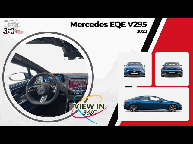 Virtual Drive 2022 Mercedes EQE V295 !! (360° VR Interior Experience)