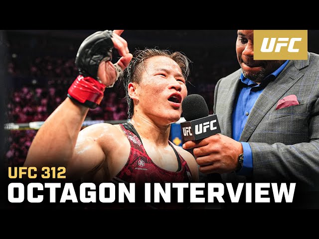 Zhang Weili Octagon Interview | UFC 312