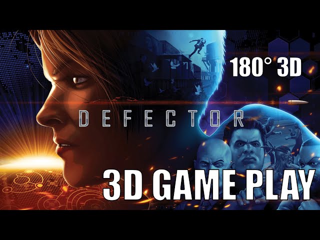 DEFECTOR VR Gameplay - WATCH IN 3D!! - View gameplay in VR on your headset