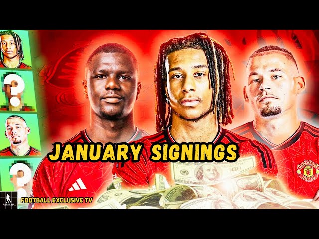 Top 10 Players Manchester United would SIGN in JANUARY 2024! 💰