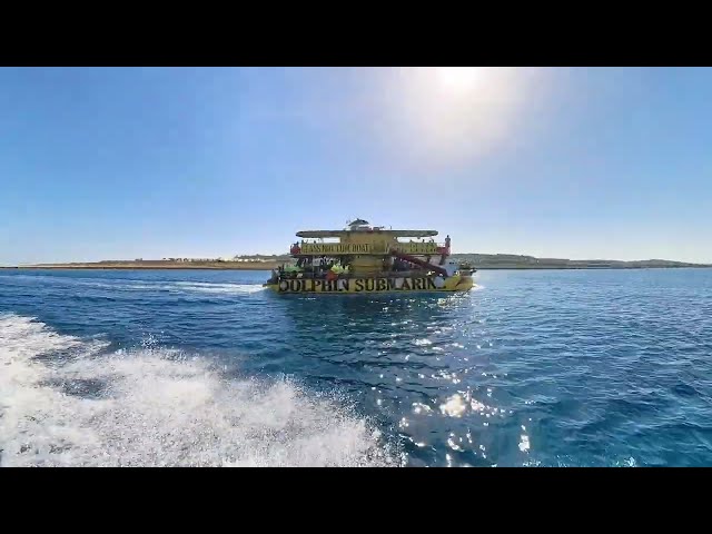 Dolphin Submarine Fig Tree Bay Protaras Jetski Video View 6 June 2024 By www.Virtual-Cyprus.com