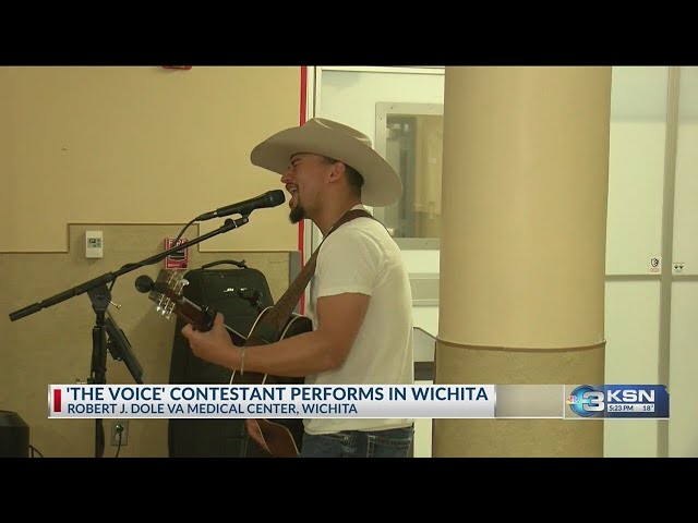 'The Voice' contestant performs for veterans in Wichita