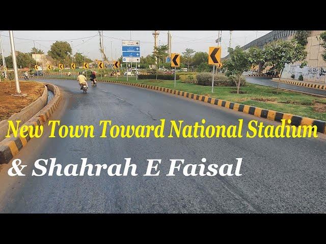 Karachi Is Beautiful City | New Town Area Toward Shahrah E Faisal | Discovering Pakistan