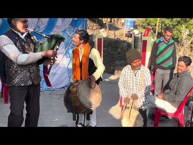 Garhwali dhol damao Use #youtubeshorts #garhwalidholdamau