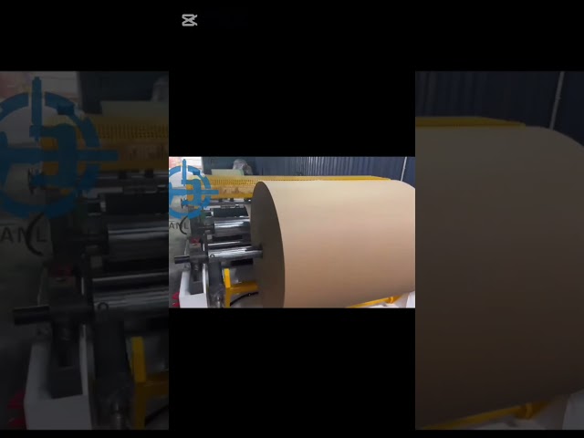 New Technology High Speed Uniaxial Jumbo Roll Kraft Paper Slitter Rewinding Machine #machine