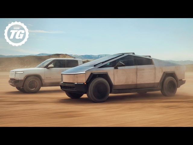 Tesla Cybertruck vs Rivian R1T: Off-Road Drag Race!