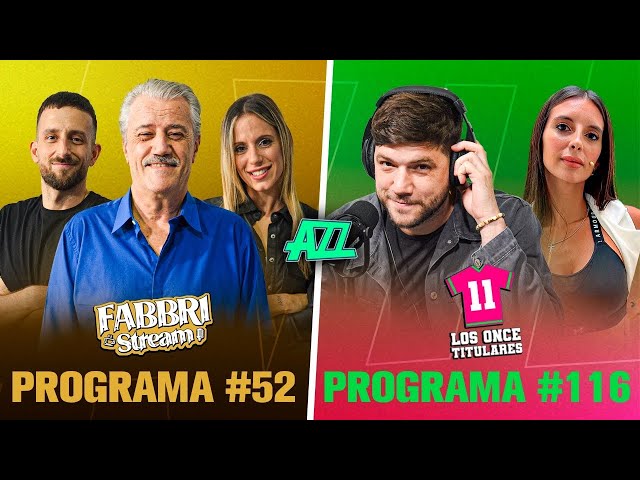 FABBRI STREAM PROGRAMA #52 + LOS ONCE TITULARES #116 - REPECHAJE LIBERTADORES