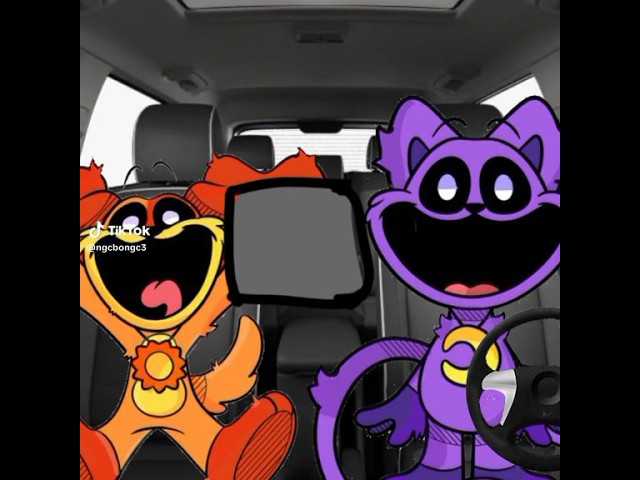 CatNap: get out of the car, please #fyp #smilingcritters #catnapxdogday #tiktok