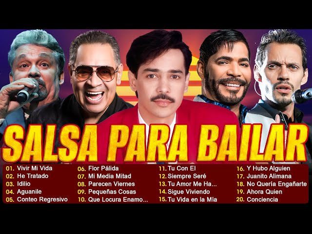 SALSA PARA BAILAR 💗 EDDIE SANTIAGO, MARC ANTHONY, FRANKIE RUÍZ, WILLIE GONZÁLEZ, MAELO RUIZ...