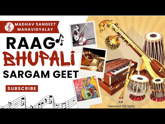 Raag Bhupali Swarmalika | Soulful Indian Classical Music | Sargam geet | Madhav Sangeet Gurukul