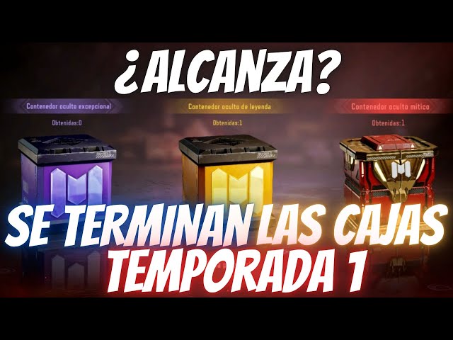 SE TERMINAN LAS CAJAS CON FRAGMENTOS PARA LA MITICA GRATIS EN LA TEMPORADA 1 ¿ALCANZA? | COD Mobile