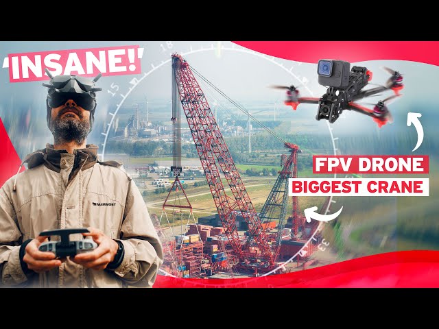 FPV drone v World's Strongest Crane