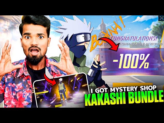 🥳🔥 I GOT NEW KAKASHI BUNDLE🔥 🥳  NEW MYSTERY SHOP EVENT FREE FIRE SPINING VIDEO IN TAMIL