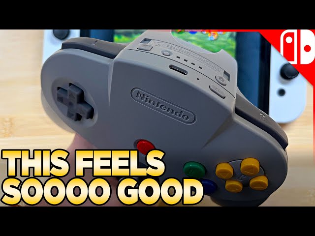 The New Nintendo 64 Switch Controller Feels SOOOOO Good