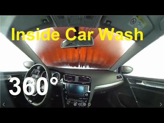 Inside Car Wash 360° Video VR Car Wash Auto Waschanlage Virtual Reality