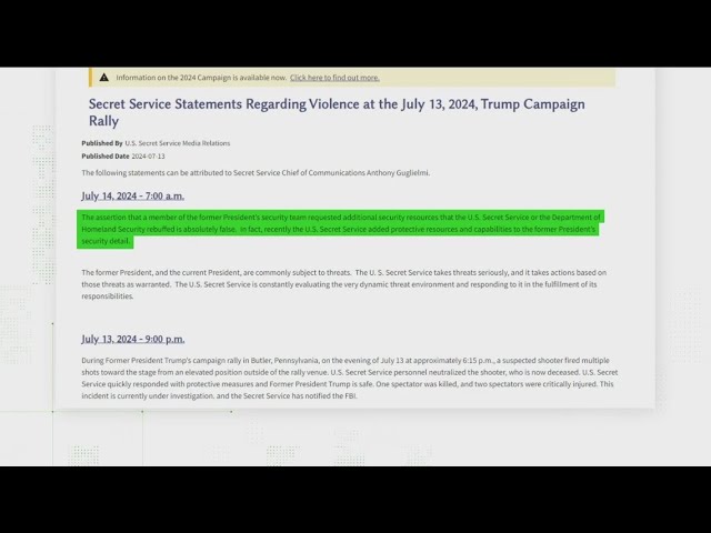 Verifying claims about the Trump rally shooting and attempted assassination