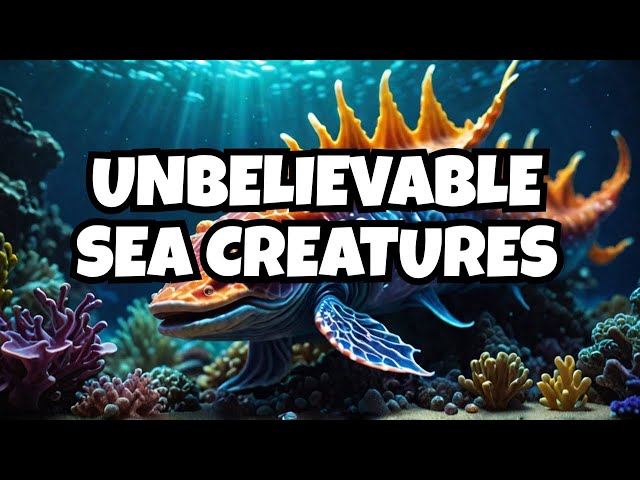 WILD Sea Creatures You Won't Believe Exist!