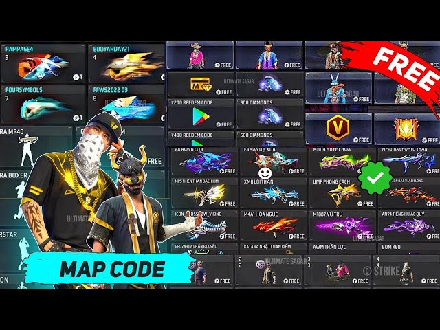 Craftland Map Code All Evo Gun Max And Bundle || Free Fire Craftland Code || FF Craftland Map Cod