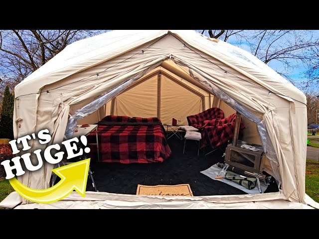 HOW BIG is the COODY KOALA HUB INFLATABLE TENT?