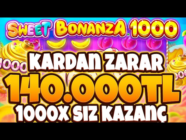 SWEET BONANZA 1000 🍭 YENİ SLOT OYUNU 🍭 STOPLU OYUN NASIL OYNANIR ? 140.000TL KAZANÇ 1000X SİZ VURGUN