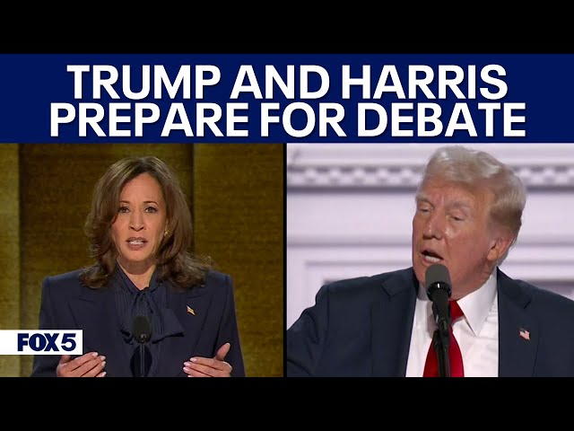 Trump, Harris prepare for first debate Tuesday