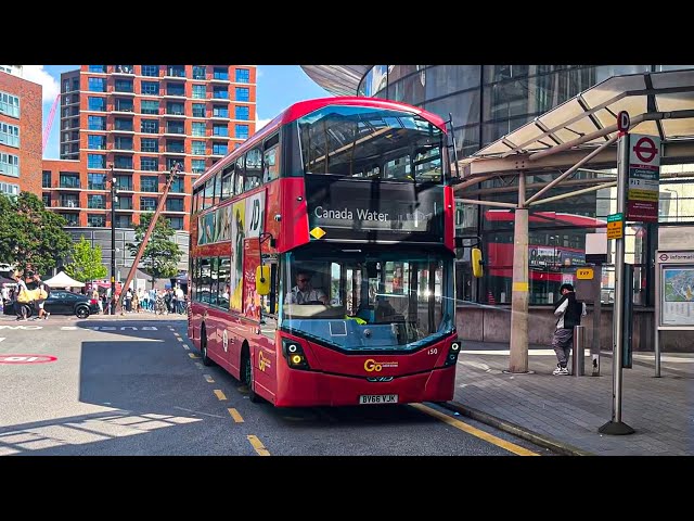 Full Route Visual | London Bus Route 1: Hampstead Heath - Canada Water (EH195 - YY67 USS)