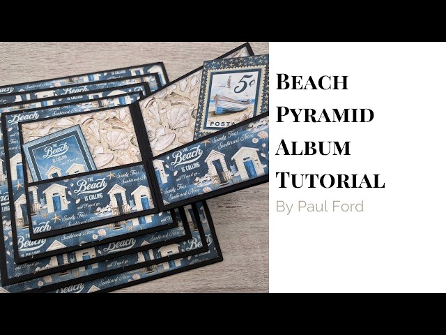 How To Make A Stunning DIY Pyramid Album With Leftover Chipboard | Graphic 45 Guide