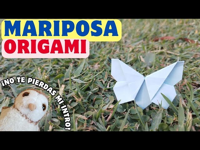 TUTORIAL sencillo: MARIPOSA en ORIGAMI con Buhito