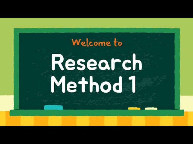 Research Method 1 | Chapter 10 | By: Prof. Dr. Zulkarnain Hatta | LUC | Master of Social Work