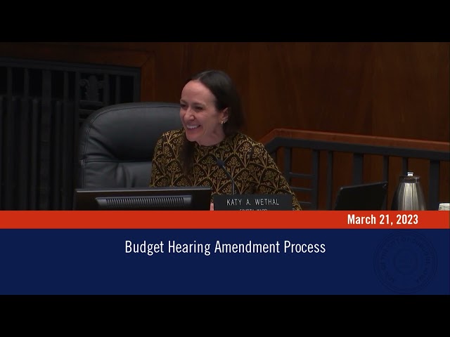 FY 2024 Budget Meeting #6 | March 21, 2023