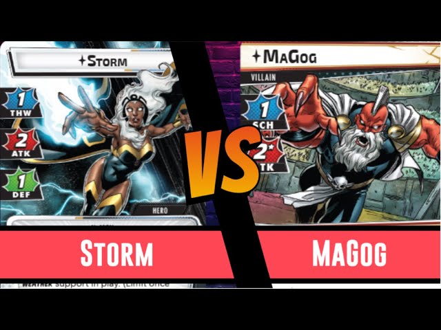 Marvel Champions | Storm | Vs MaGog | True Solo | Leadership | Deck Testing | Mojo Mania