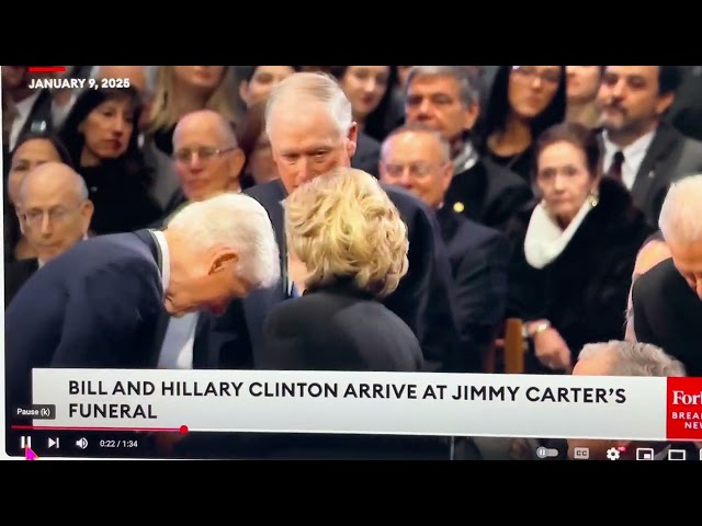 Leaked Audio of Bill and Hillary at Jimmy Carter’s Funeral