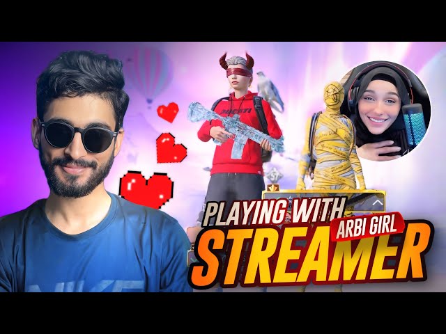 Playing with Arbi Girl Streamer🔥| I took her Revenge 😱 | FalinStar Gaming | PUBG MOBILE |