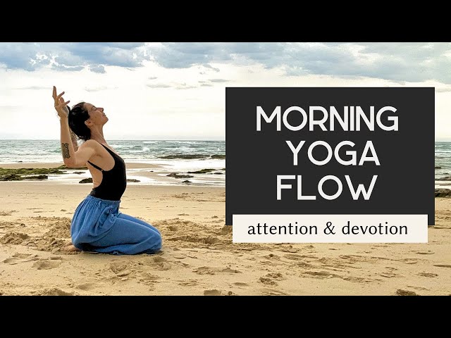 10 min Morning Yoga Flow | Attention and Devotion | COLE CHANCE YOGA