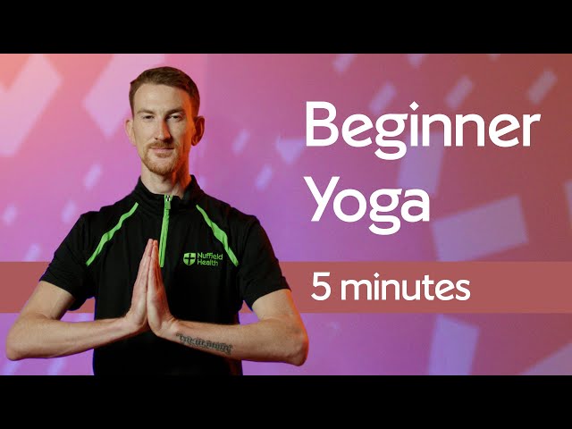 5-minute beginner yoga with Jack | Feel stretched and energised