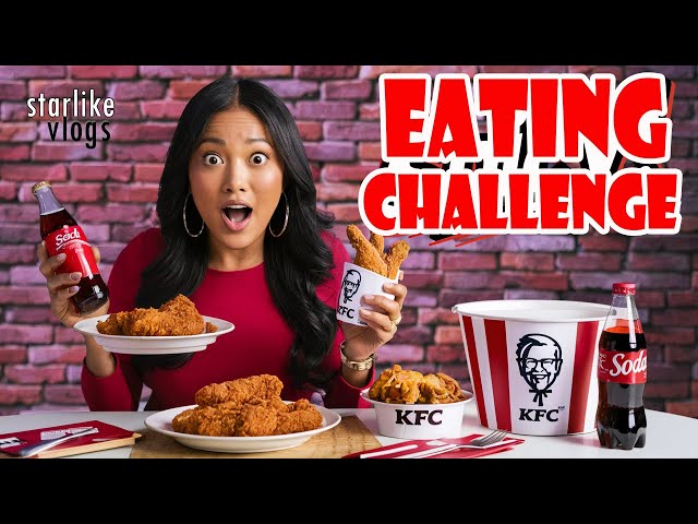 CAN YOU HANDLE THIS KFC FRIED CHICKEN CHALLENGE ?