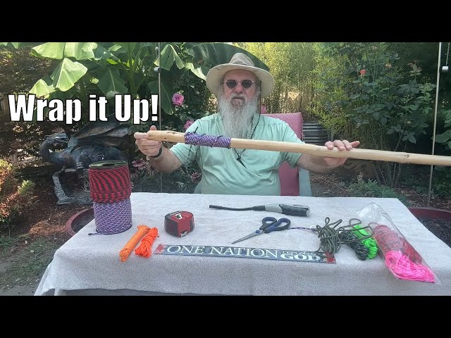 How to Add Paracord Wrapping to a Walking Stick