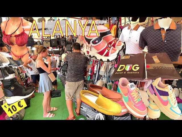 ALANYA Big street BAZAAR on #Monday . #FAKE Market in OBA . #turkey #alanya #antalya #bazaar #oba