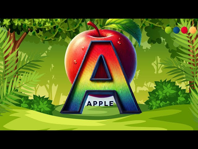 Phonics Sounds of Alphabets A to Z in English - A For Airplane - ABC Alphabet Songs with kids 08