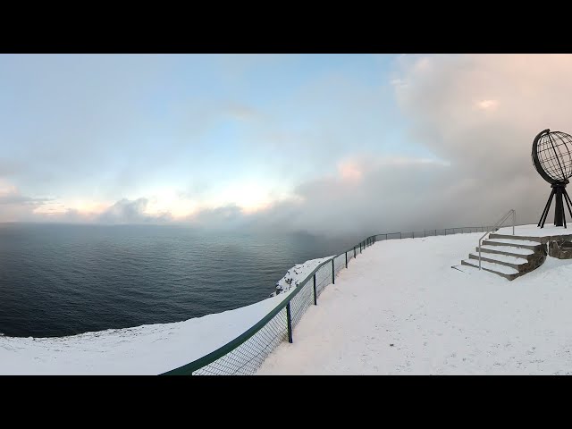 360° Nordkap Rundgang vom Roadtrip mit dem Model Y