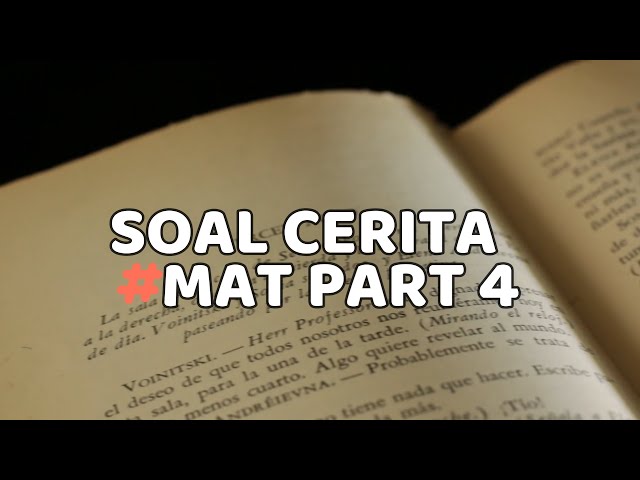 pembahasan soal cerita matematika part 4