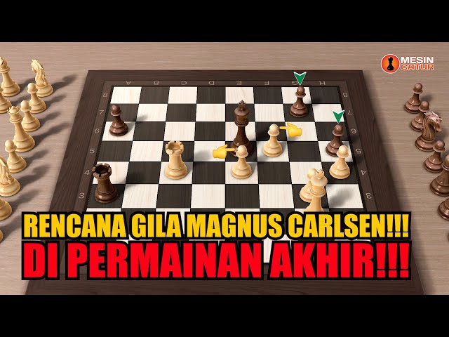 PERMAINAN AKHIR YANG SANGAT CERDAS MAGNUS CARLSEN!!!