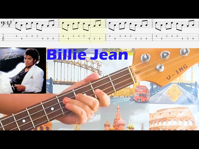 Billie Jean Bass Cover - Michael Jackson + Tab