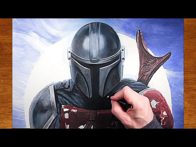 Star Wars - The Mandalorian (lead character) | Artwork timelapse