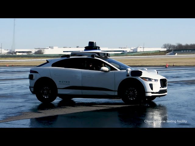 Waymo and TRC testing facility