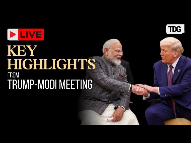 Trump & Modi Conference Live: PM Modi & Prez Trump Highlight Strong US-India Ties | Washington