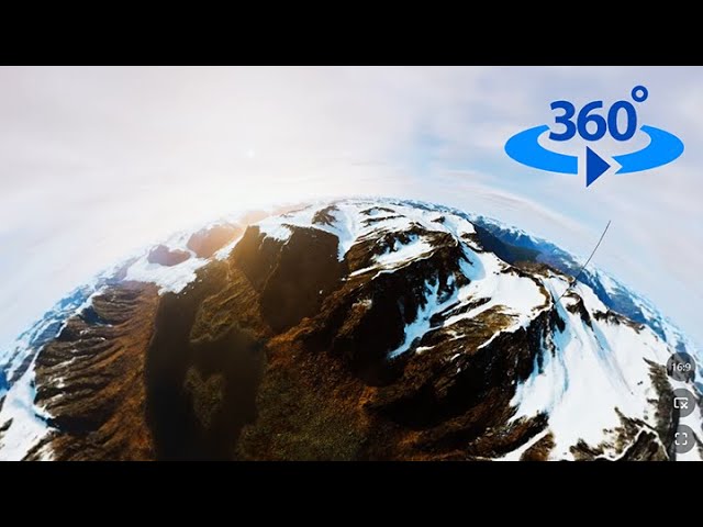 A Breathtaking Aerial View of the Arctic | VR360 PLV.