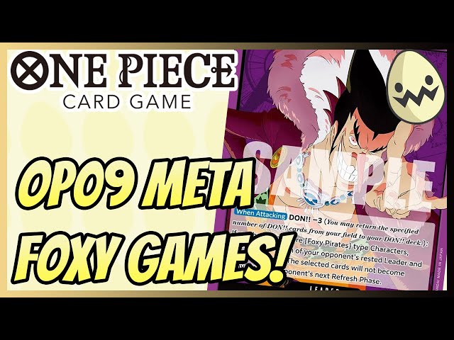 One Piece Card Game: OP09 Meta Foxy Testing!