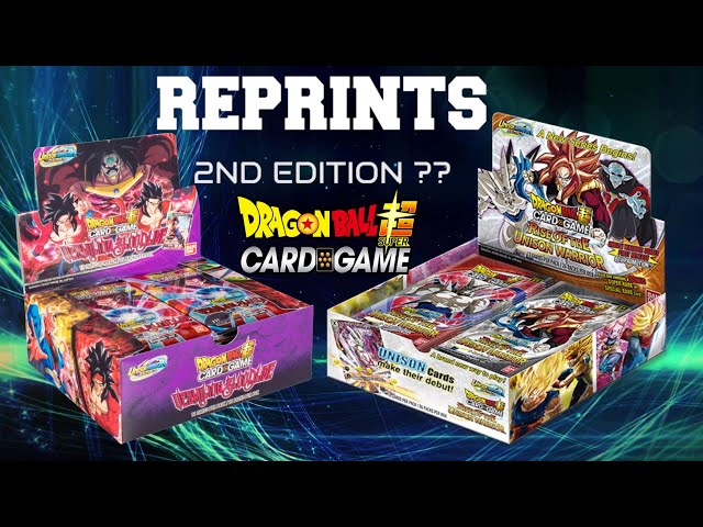 DRAGON BALL SUPER CARD GAME NEWS | REPRINTS !? 2ND EDITION ?