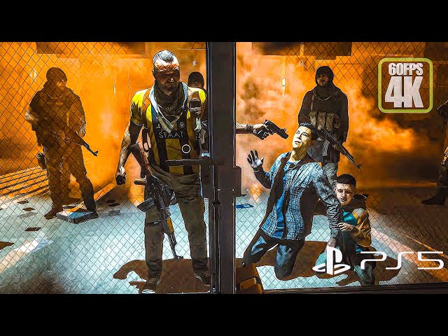 Terrorist Attack on U.S Embassy ( 4K ultra HD 60 FPS ) Call of Duty MW PS5 Gameplay